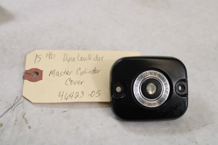 Master Cylinder Cover Black 46423-05 2015 Harley Davidson Dyna Low Rider