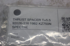THRUST SPACER T=5.5 92026-116 1982 KZ750N SPECTRE