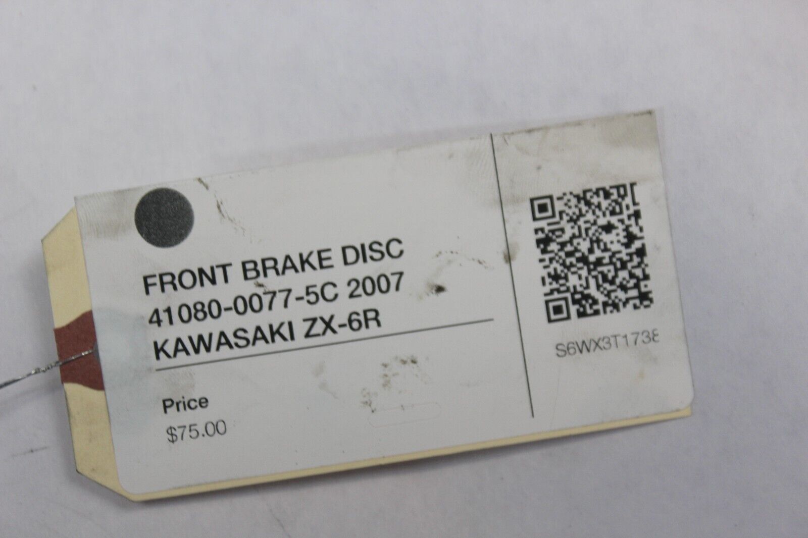 FRONT BRAKE DISC 41080-0077-5C 2007 KAWASAKI ZX-6R