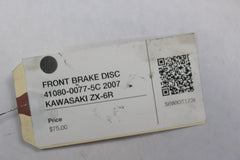 FRONT BRAKE DISC 41080-0077-5C 2007 KAWASAKI ZX-6R