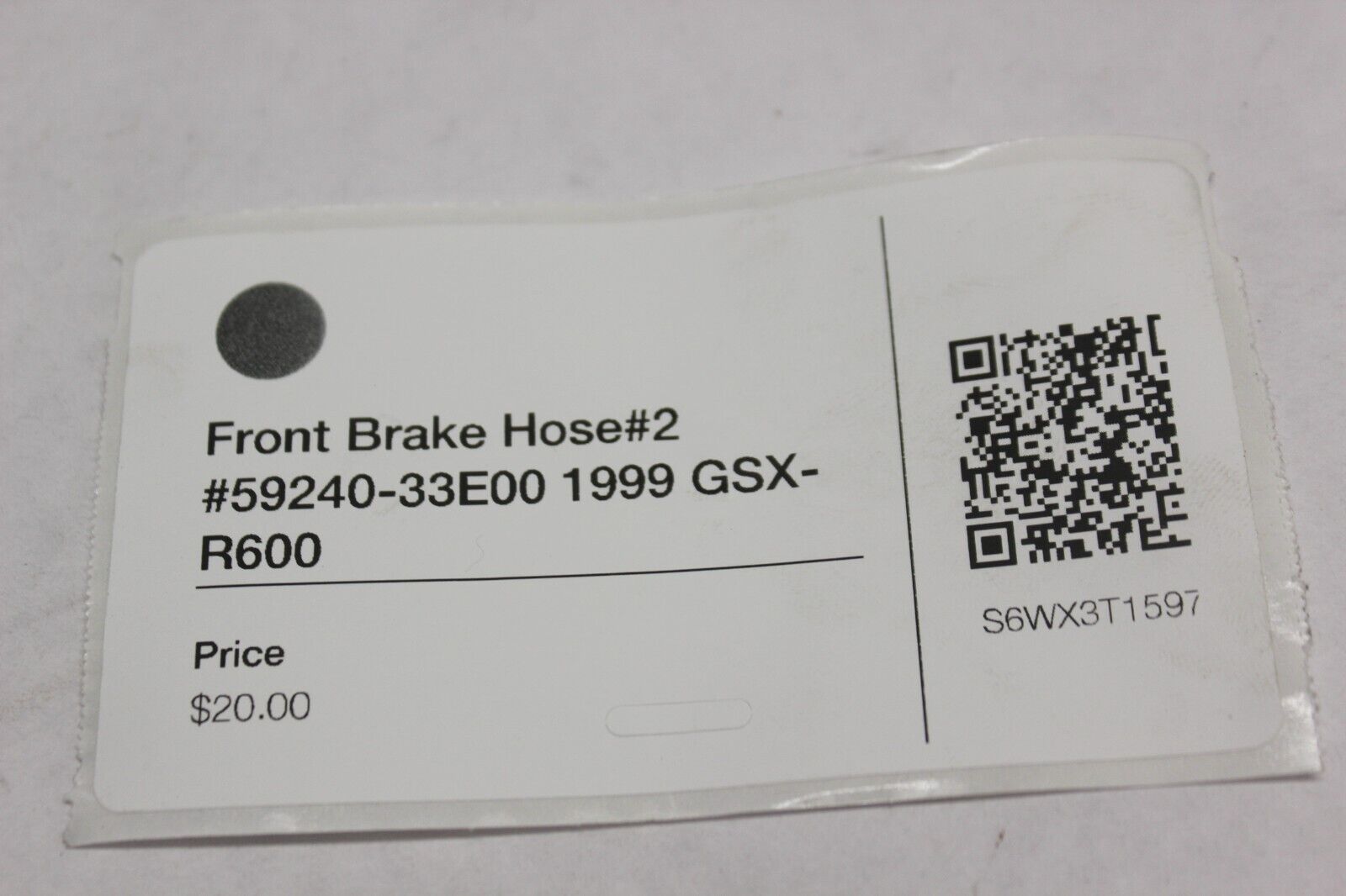 Front Brake Hose #2 #59240-33E00 1999 Suzuki GSX-R600