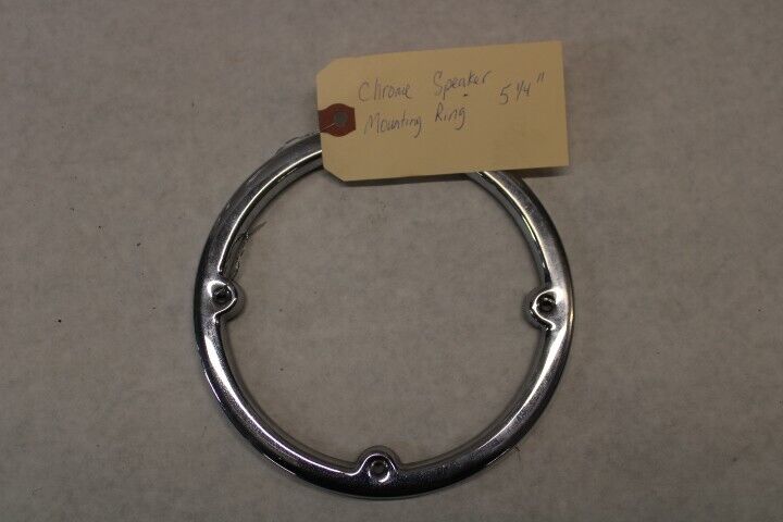 Chrome 5.25 Speaker Mounting Ring Harley Davidson