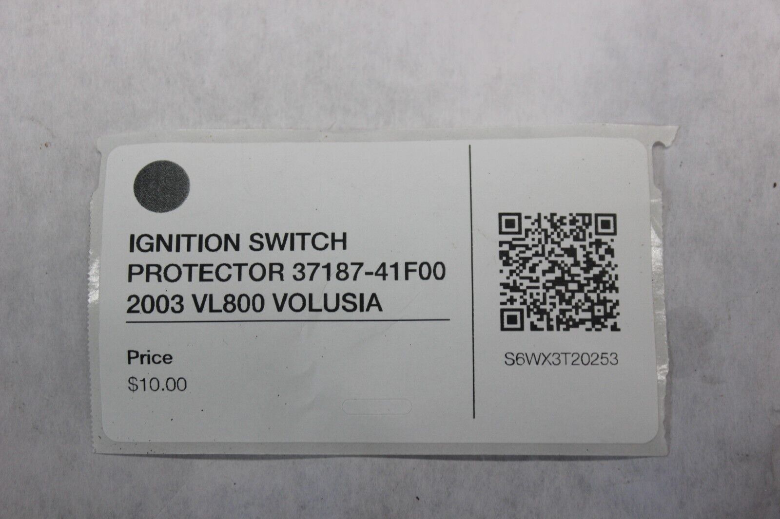 IGNITION SWITCH PROTECTOR 37187-41F00 2003 VL800 VOLUSIA