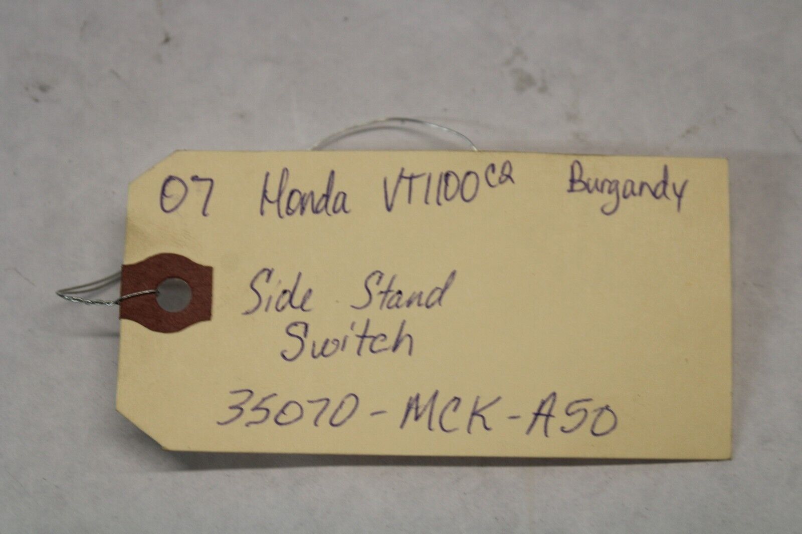 Side Stand Switch 35070-MCK-A50 2007 Honda Shadow Sabre VT1100C2