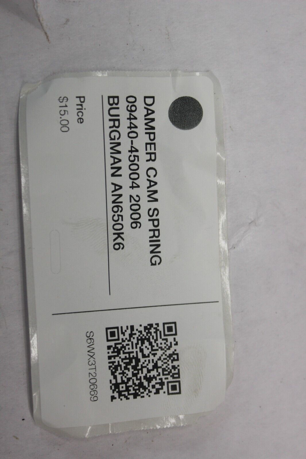 DAMPER CAM SPRING 09440-45004 2006 BURGMAN AN650K6