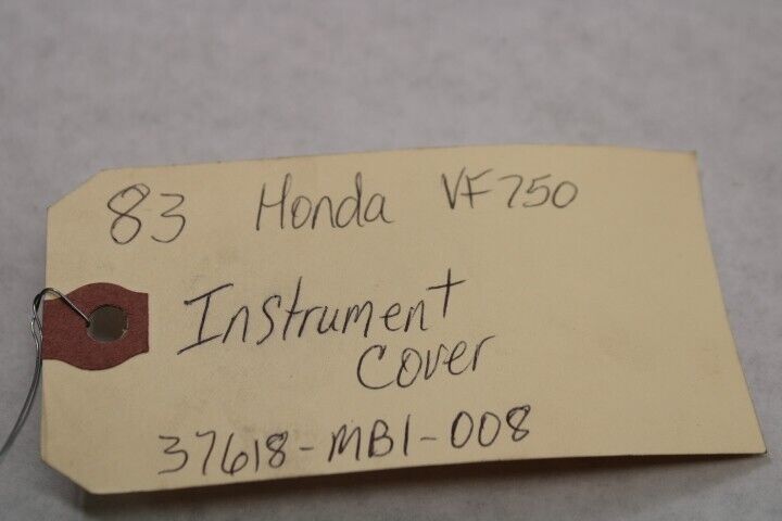 Instrument Cover 37618-MB1-008 1983 Honda VF750