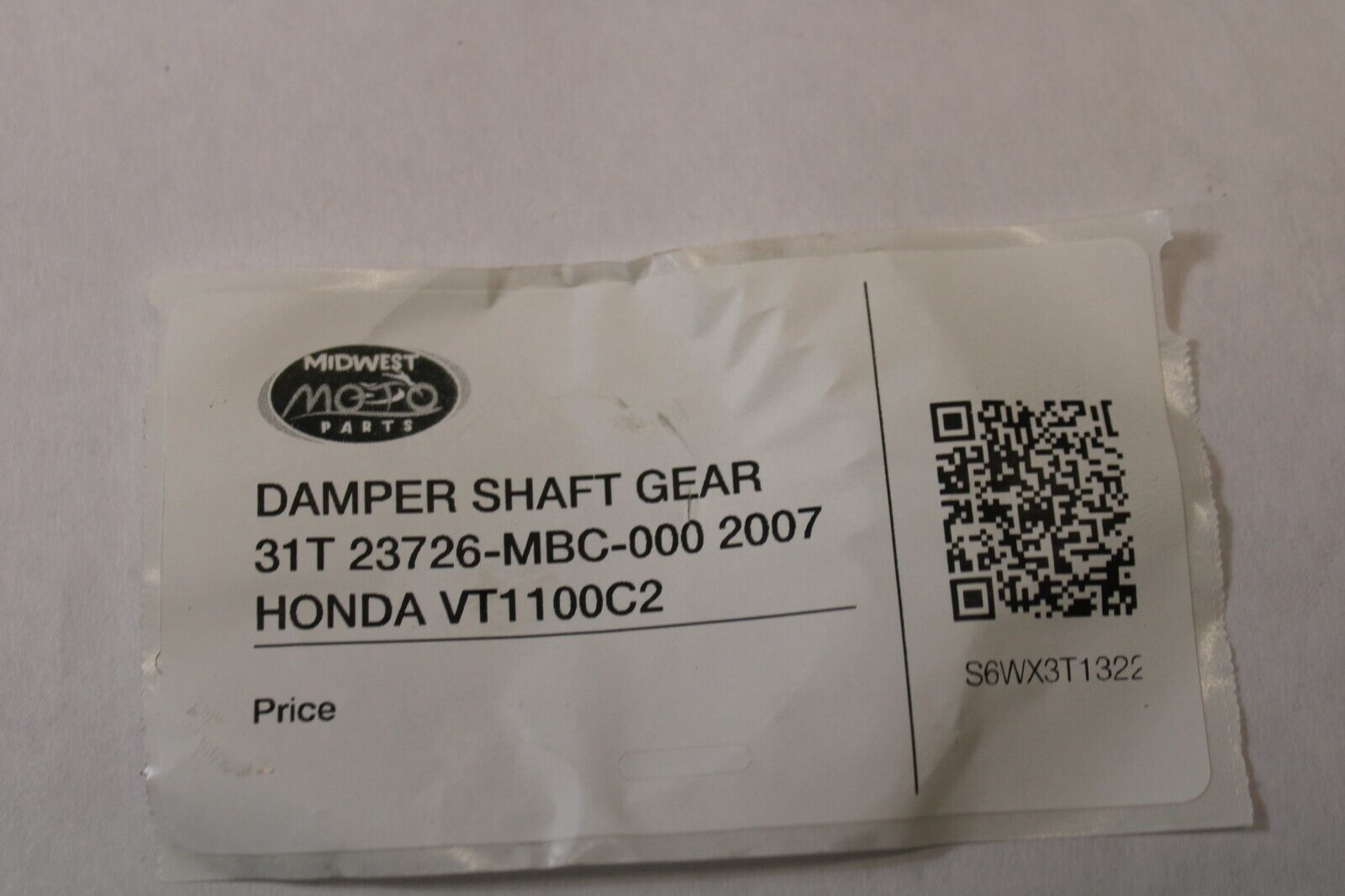 DAMPER SHAFT GEAR 31T 23726-MBC-000 2007 HONDA VT1100C2