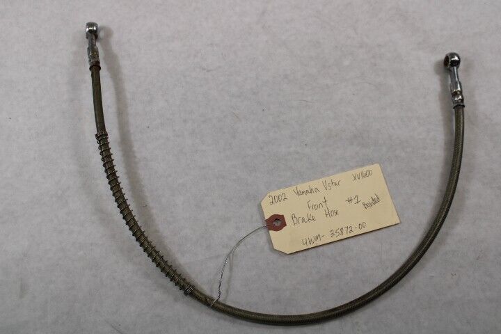 Front Brake Hose 1 (Braided) 4WM-25872-00 2002 Yamaha RoadStar XV1600A