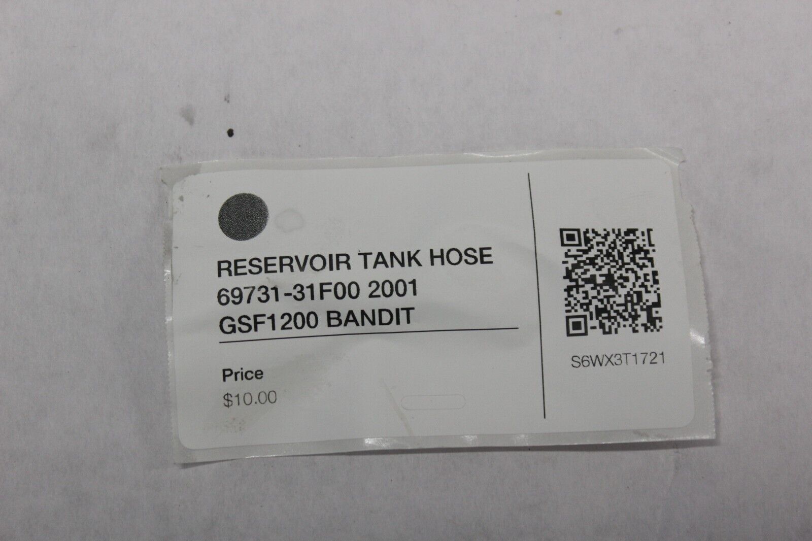 RESERVOIR TANK HOSE 69731-31F00 2001 GSF1200 SUZUKI BANDIT