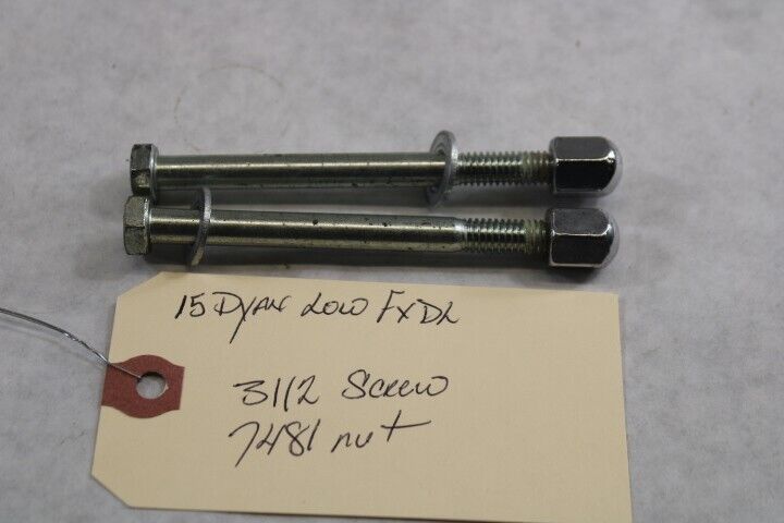 Screw 3112,Nut 7481 2pcs 2015 Harley Davidson Dyna Low Rider