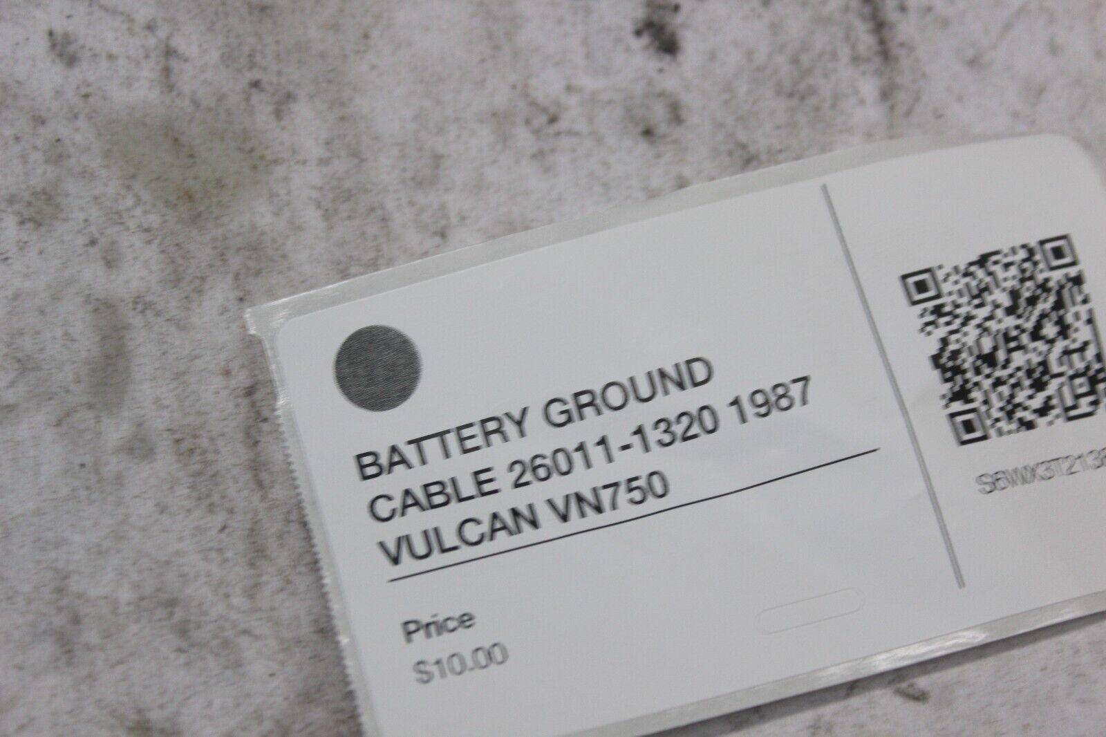 BATTERY GROUND CABLE 26011-1320 1987 VULCAN VN750