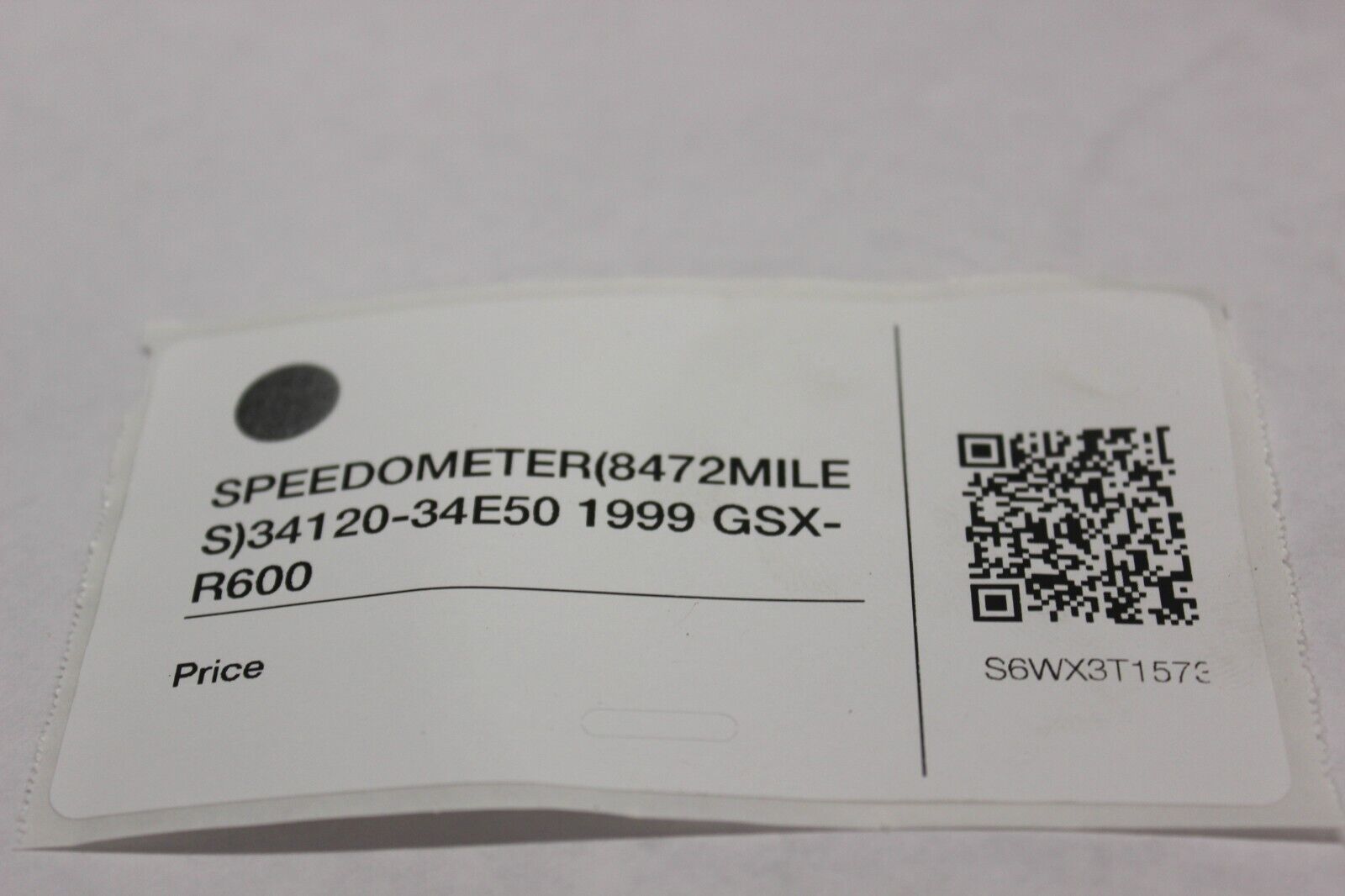 SPEEDOMETER (8472MILES) 34120-34E50 1999 Suzuki GSX-R600