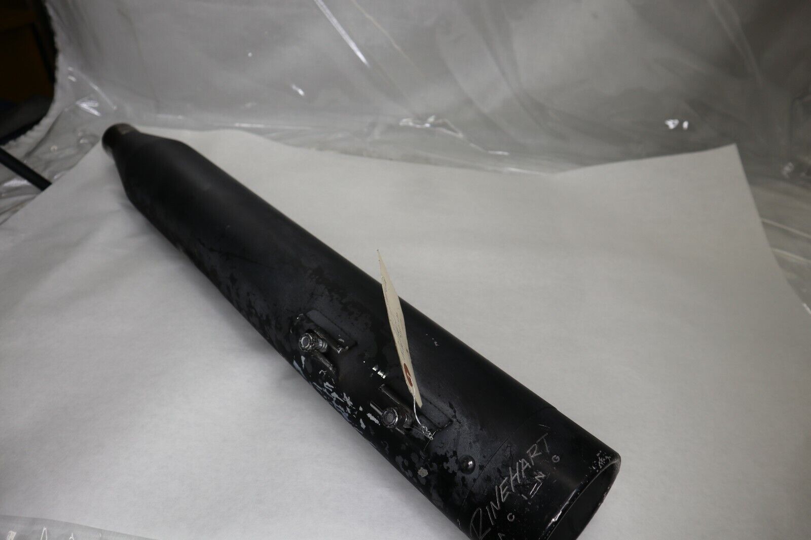 Rinehart 4" Exhaust Muffler RIGHT 2010 Harley Davidson Streetglide Black