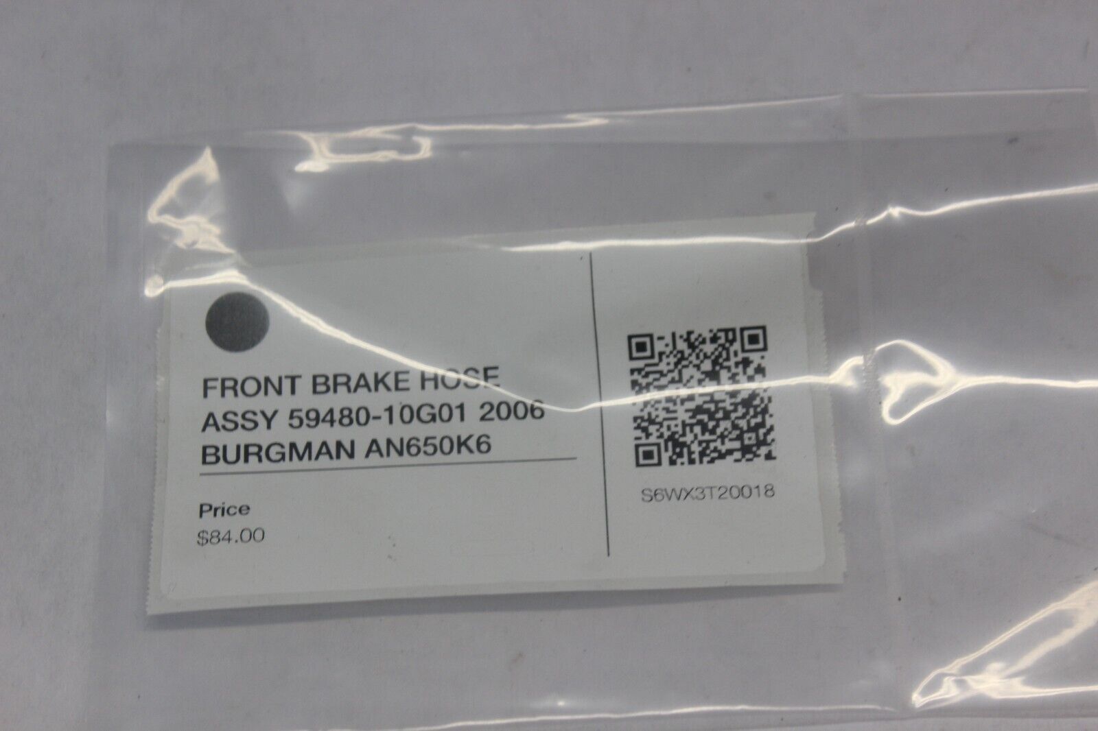 FRONT BRAKE HOSE ASSY 59480-10G01 2006 BURGMAN AN650K6