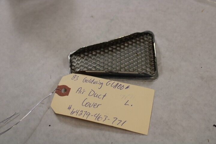 Air Duct Cover LEFT 64279-463-771 1983 Honda Goldwing GL1100