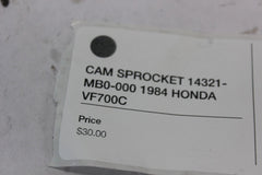 CAM SPROCKET 14321-MB0-000 1984 HONDA VF700C
