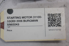 STARTING MOTOR 31100-10G00 2006 BURGMAN AN650K6