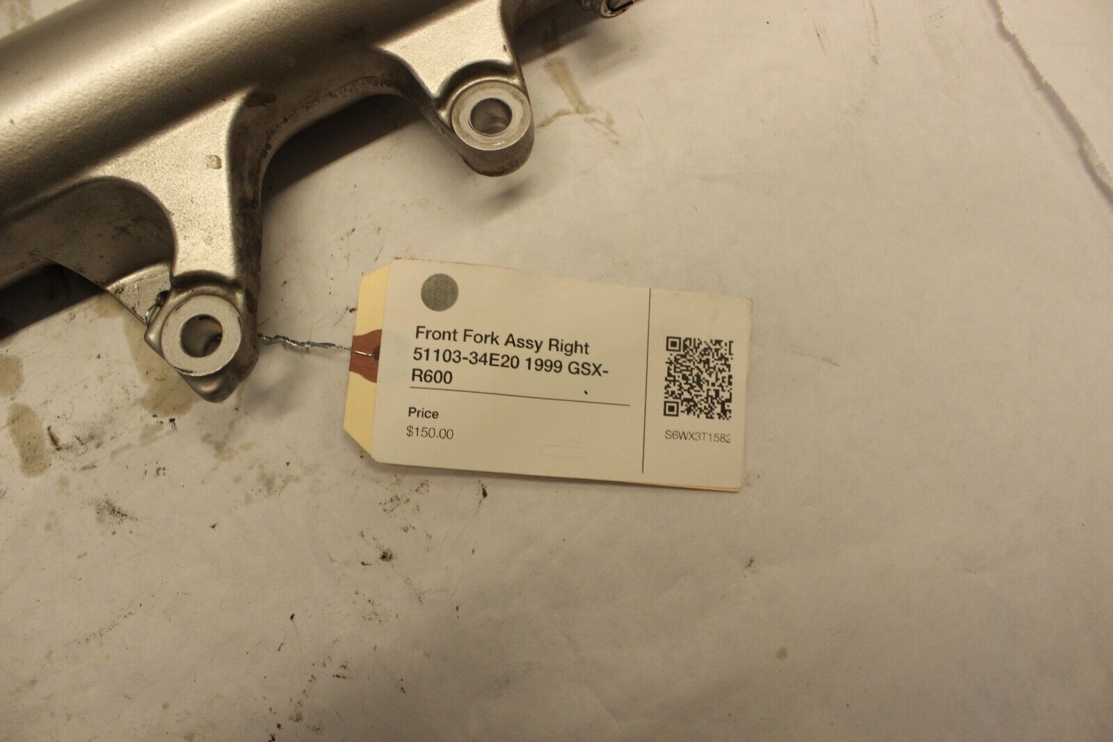 Front Fork Assy Right 51103-34E20 1999 Suzuki GSX-R600