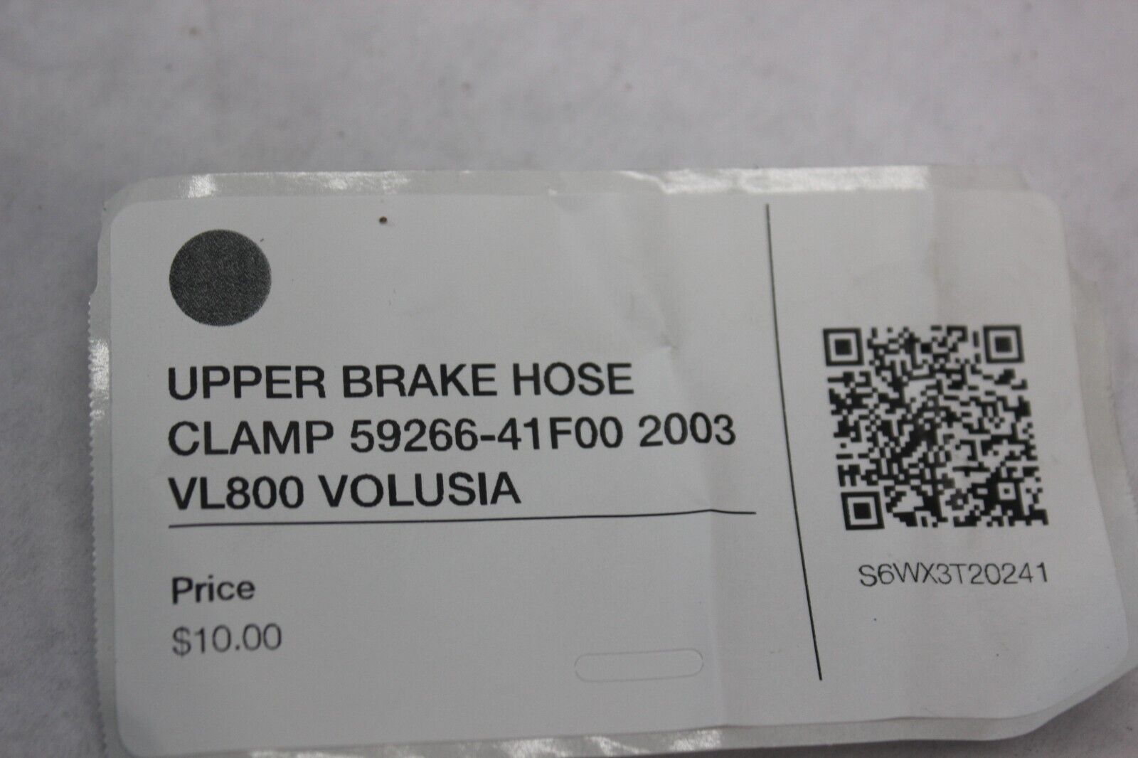 UPPER BRAKE HOSE CLAMP 59266-41F00 2003 VL800 VOLUSIA