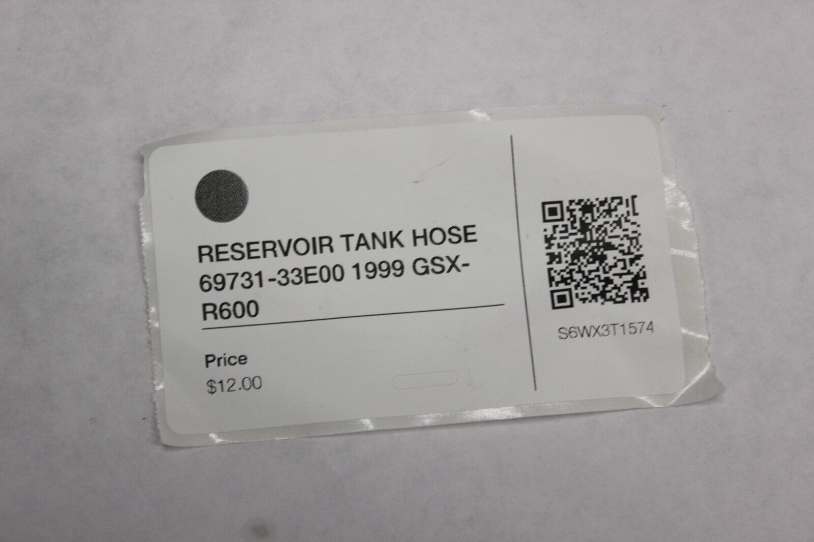 RESERVOIR TANK HOSE 69731-33E00 1999 Suzuki GSX-R600