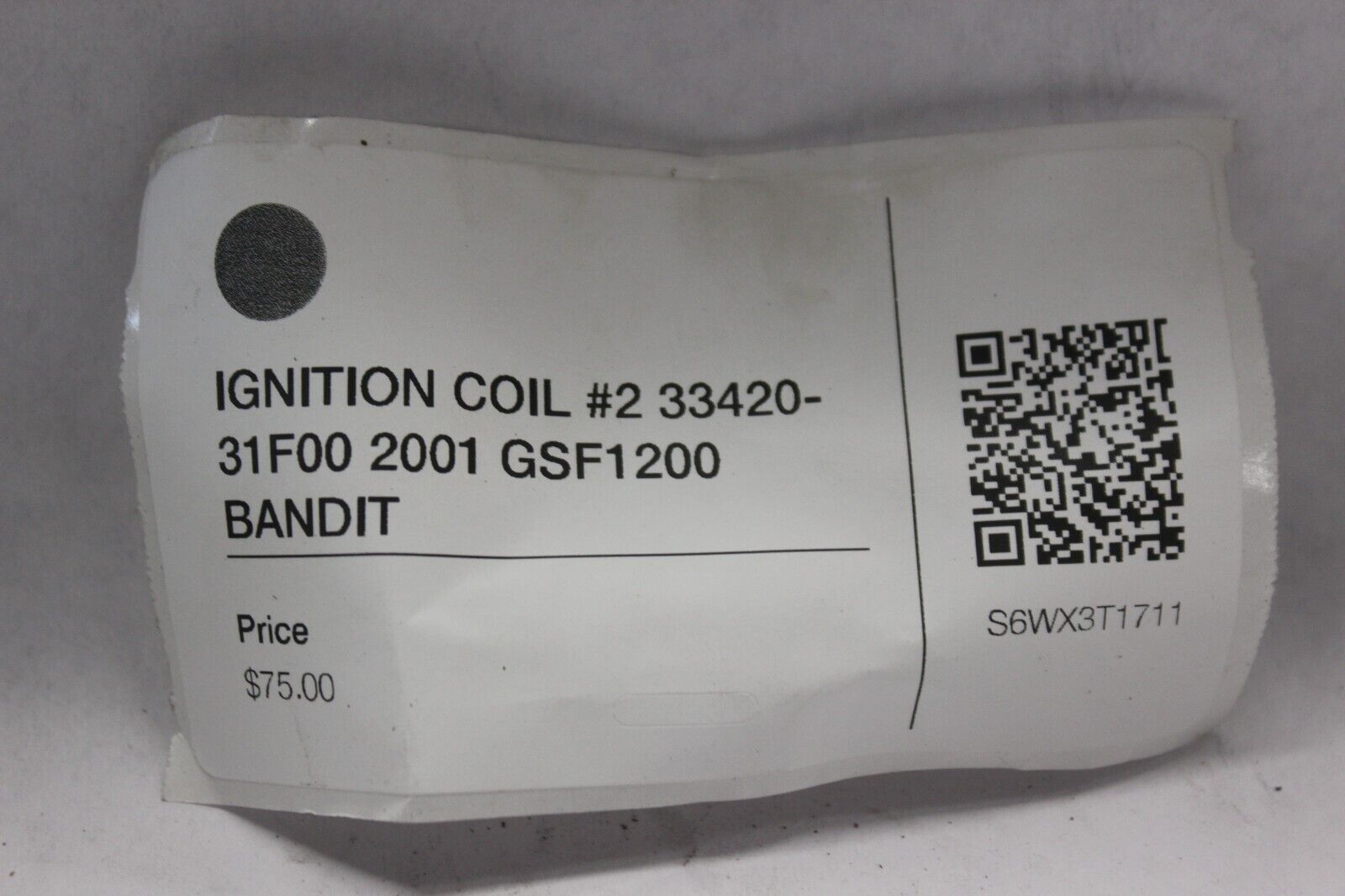 IGNITION COIL #2 33420-31F00 2001 GSF1200 SUZUKI BANDIT
