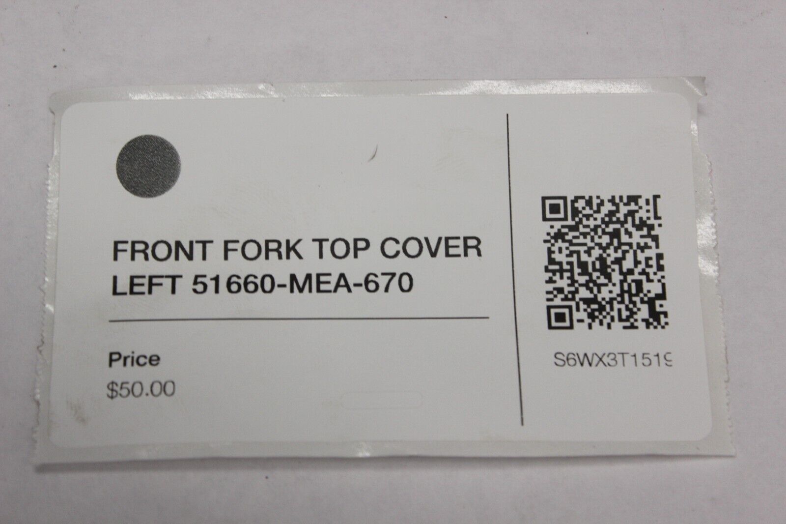 FRONT FORK TOP COVER LEFT 51660-MEA-670 2005 Honda VTX1300S
