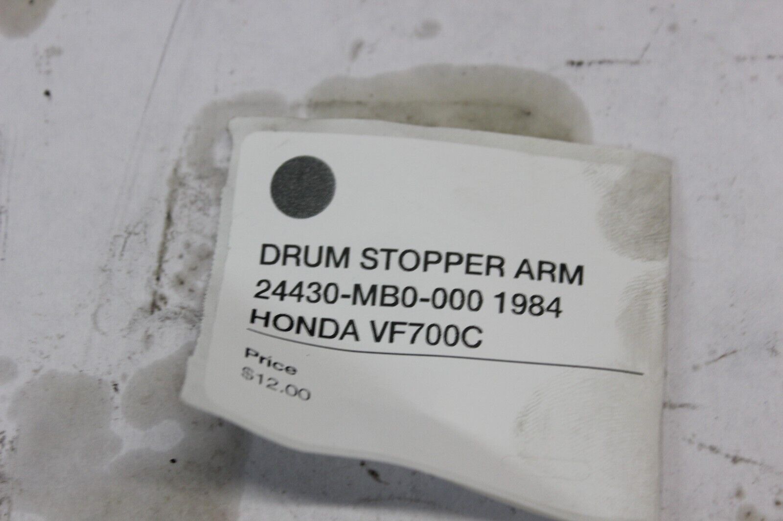 DRUM STOPPER ARM 24430-MB0-000 1984 HONDA VF700C