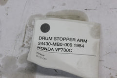DRUM STOPPER ARM 24430-MB0-000 1984 HONDA VF700C