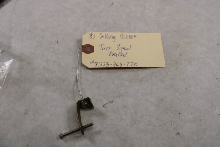 Turn Signal Bracket 81223-463-770 1983 Honda Goldwing GL1100