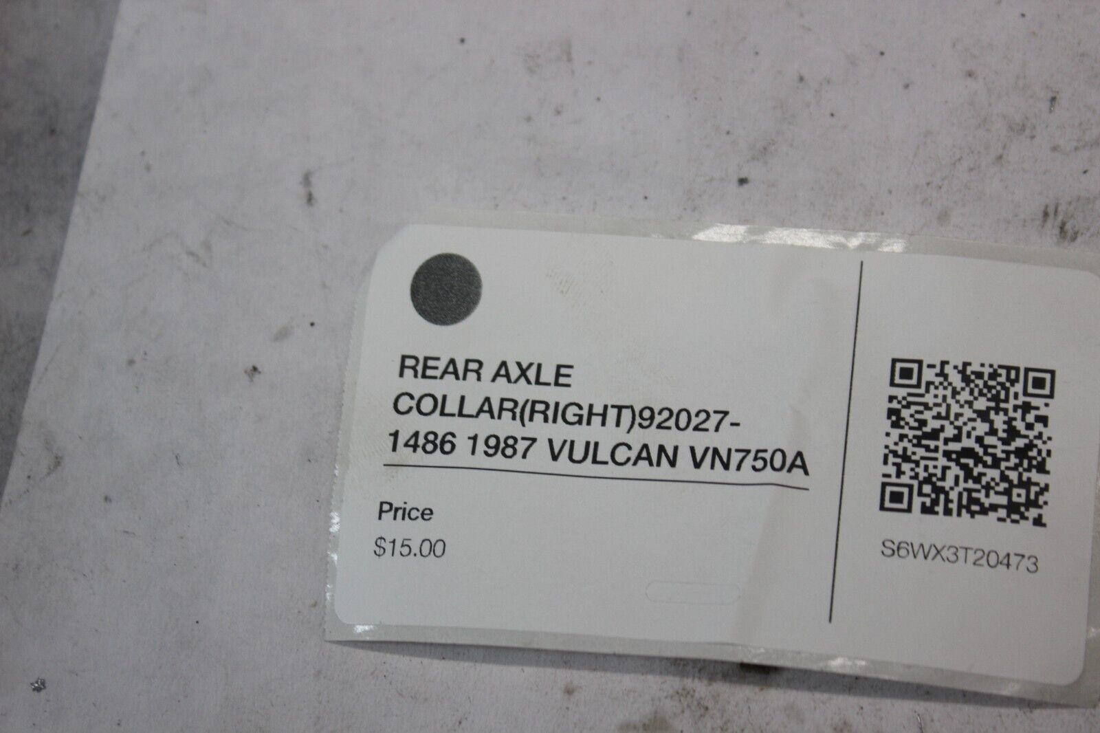 REAR AXLE COLLAR (RIGHT) 92027-1486 1987 VULCAN VN750A