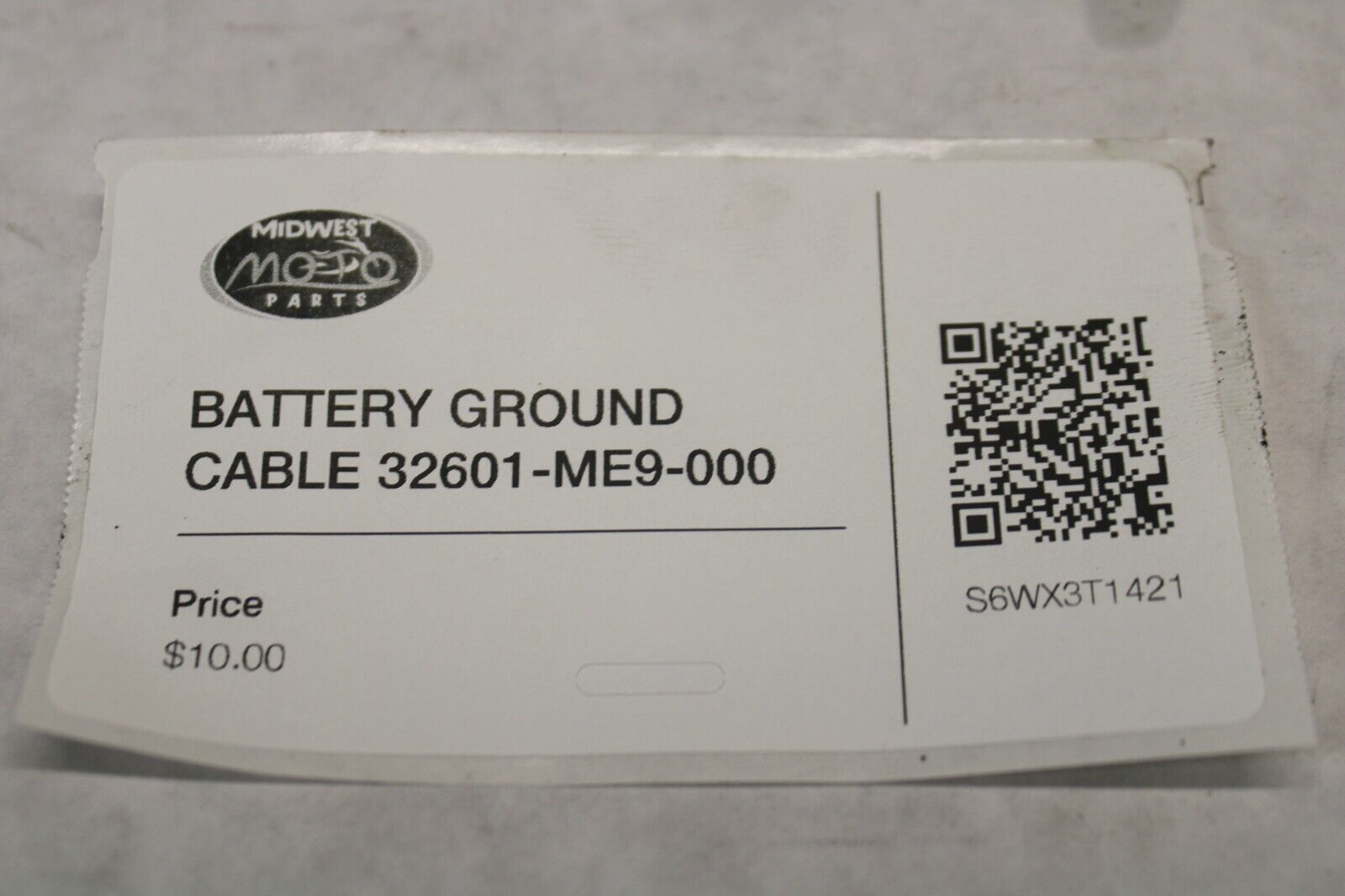 BATTERY GROUND CABLE 32601-ME9-000 1983 Honda VT750C Shadow