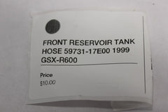 FRONT RESERVOIR TANK HOSE 59731-17E00 1999 Suzuki GSX-R600