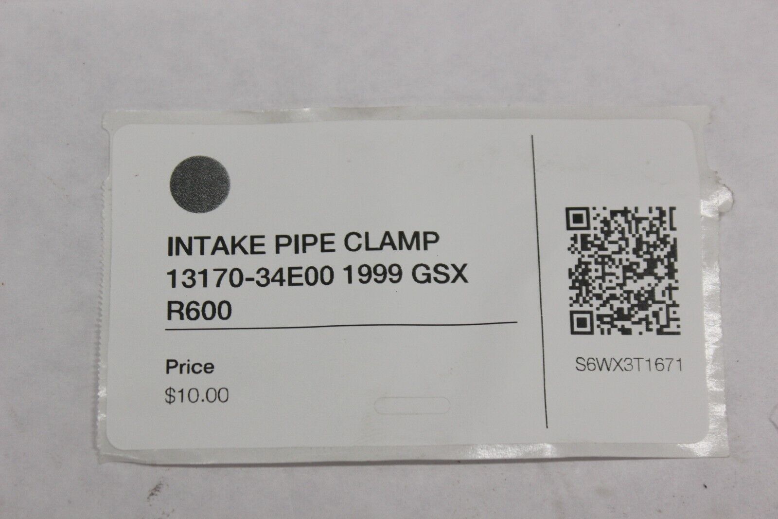 INTAKE PIPE CLAMP 13170-34E00 1999 GSX R600