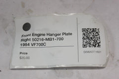 Front Engine Hanger Plate Right 50216-MB1-700 1984 Honda VF700C