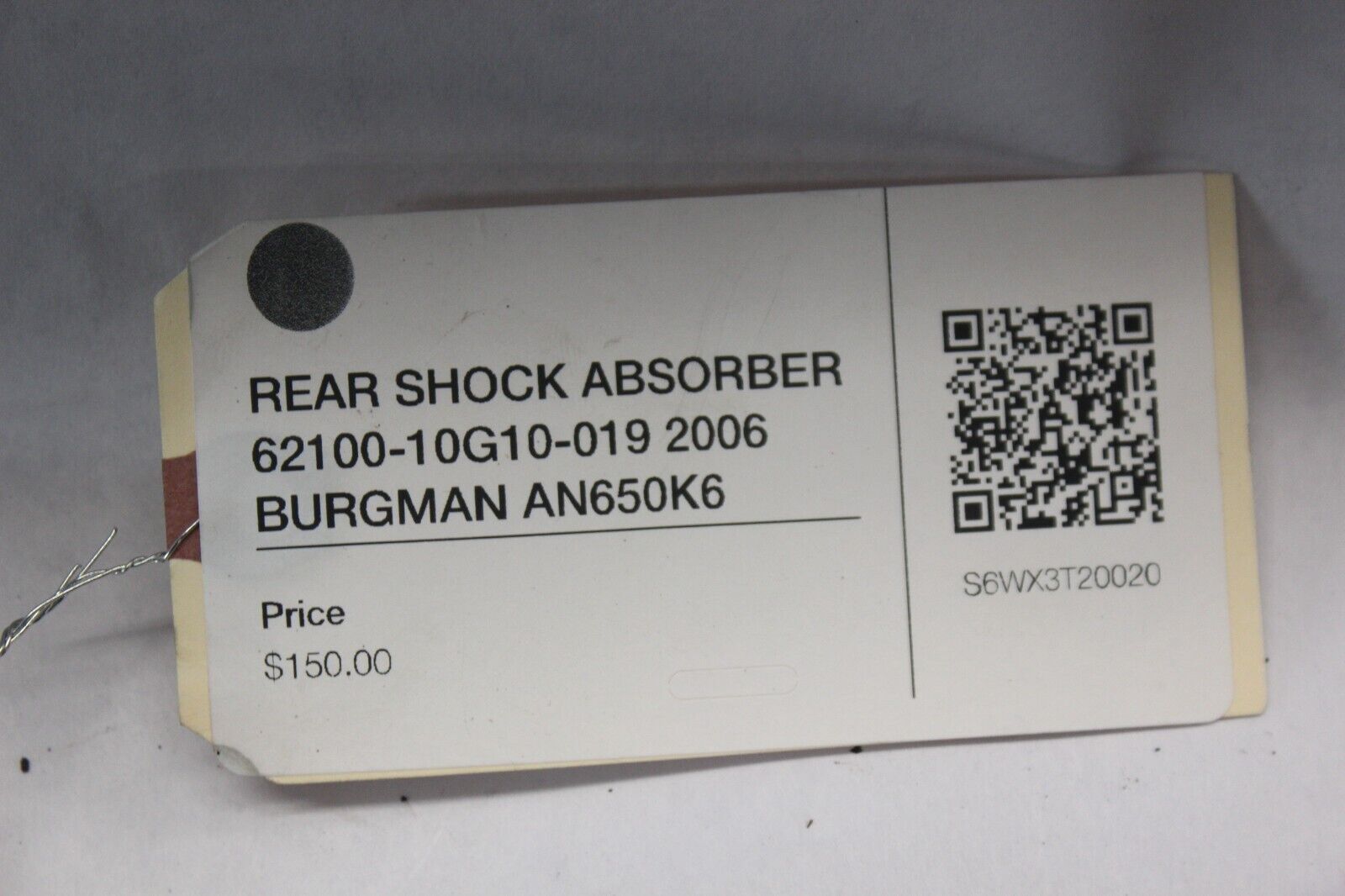 REAR SHOCK ABSORBER 62100-10G10-019 2006 BURGMAN AN650K6