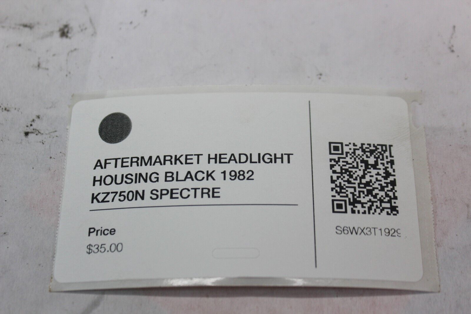 AFTERMARKET HEADLIGHT HOUSING BLACK 1982 Kawasaki Spectre KZ750N