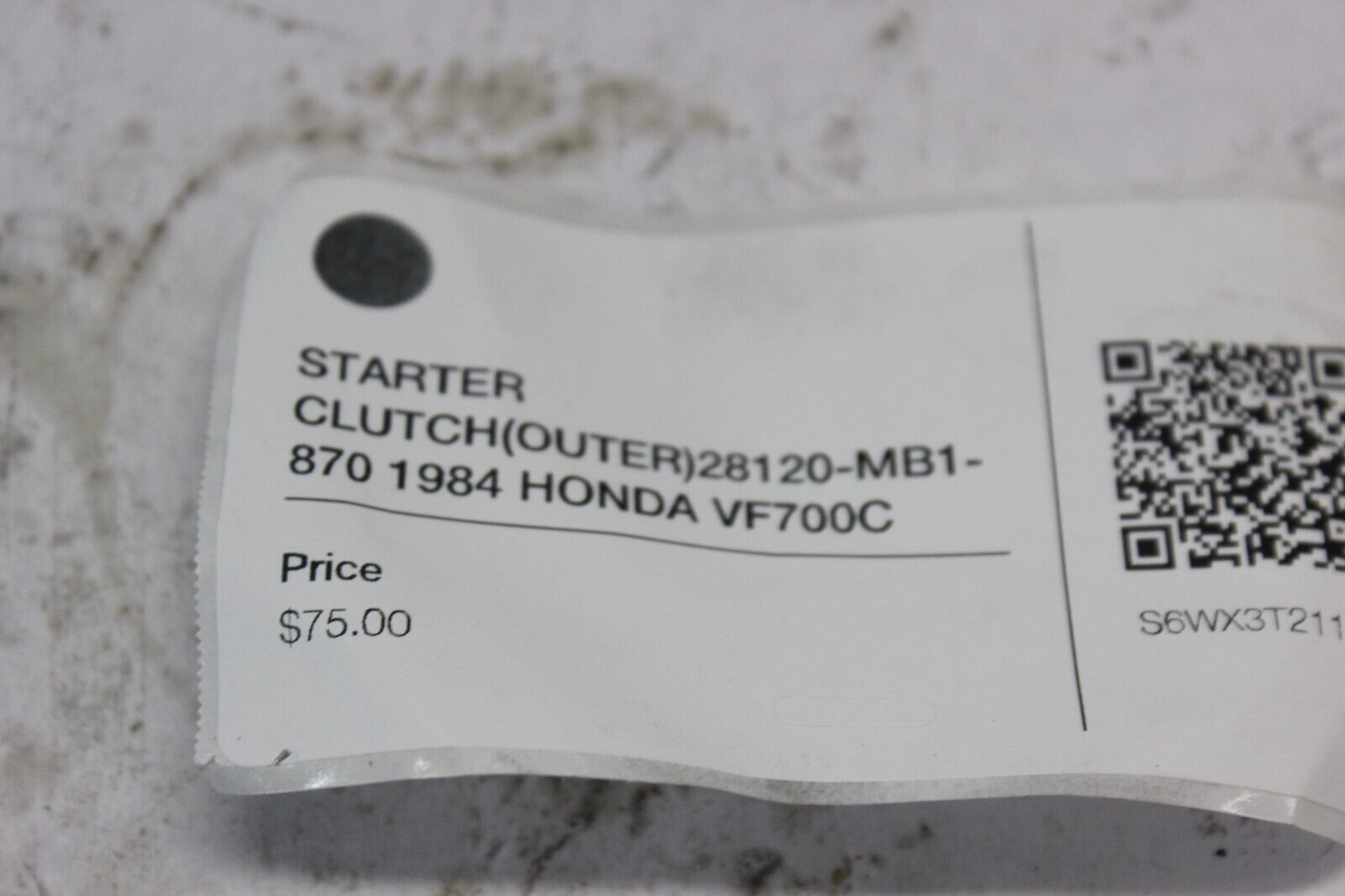 STARTER CLUTCH (OUTER) 28120-MB1-870 1984 HONDA VF700C