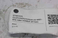 STARTER CLUTCH (OUTER) 28120-MB1-870 1984 HONDA VF700C