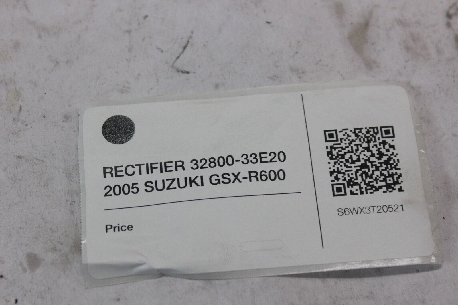 RECTIFIER 32800-33E20 2005 SUZUKI GSX-R600