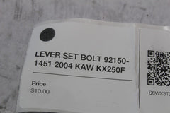 LEVER SET BOLT 92150-1451 2004 KAW KX250F