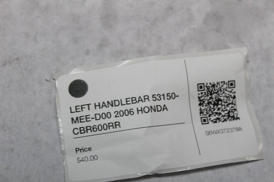 LEFT HANDLEBAR 53150-MEE-D00 2006 HONDA CBR600RR