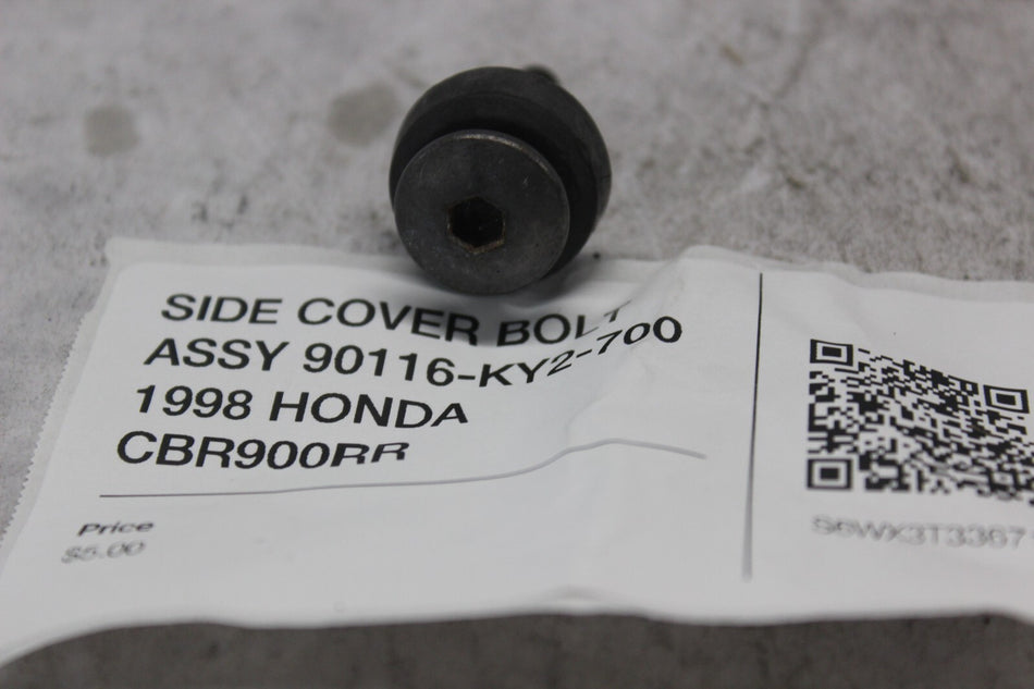 SIDE COVER BOLT ASSY 90116-KY2-700 1998 HONDA CBR900RR
