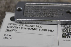 42381-87 REAR M.C COVER CHROME 1998 HD XL883