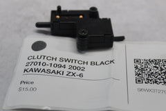 CLUTCH SWITCH BLACK 27010-1094 2002 KAWASAKI ZX-6