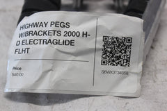 HIGHWAY PEGS W/BRACKETS 2000 H-D ELECTRAGLIDE FLHT