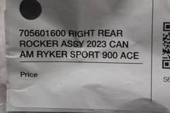 705601600 RIGHT REAR ROCKER ASSY 2023 CAN AM RYKER SPORT 900 ACE