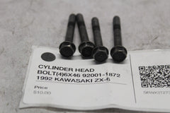 CYLINDER HEAD BOLT (4) 6X46 92001-1872 1992 KAWASAKI ZX-6