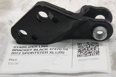 STABILIZER LINK BRACKET BLACK 47470-04 2012 SPORTSTER XL1200