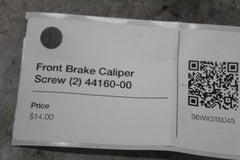 Front Brake Caliper Screw (2) HARLEY DAVIDSON 44160-00