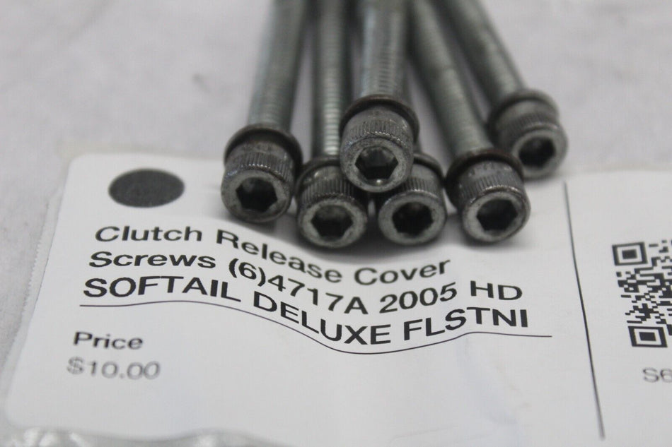 Clutch Release Cover Screws (6)4717A 2005 HD SOFTAIL DELUXE FLSTNI